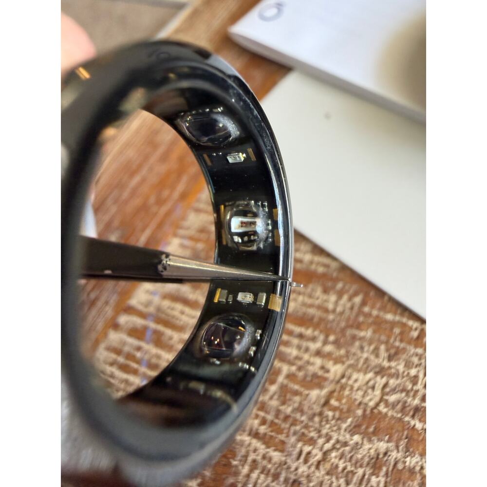 Oura Ring Generation 3 Activity Tracker Heritage Style Black Size 10 - Picture 8 of 11